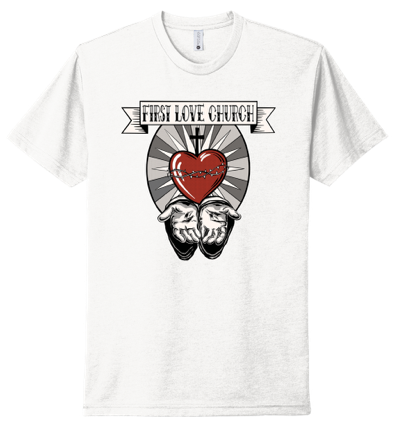 First Love Church Heart & Hands Short Sleeve T-Shirt